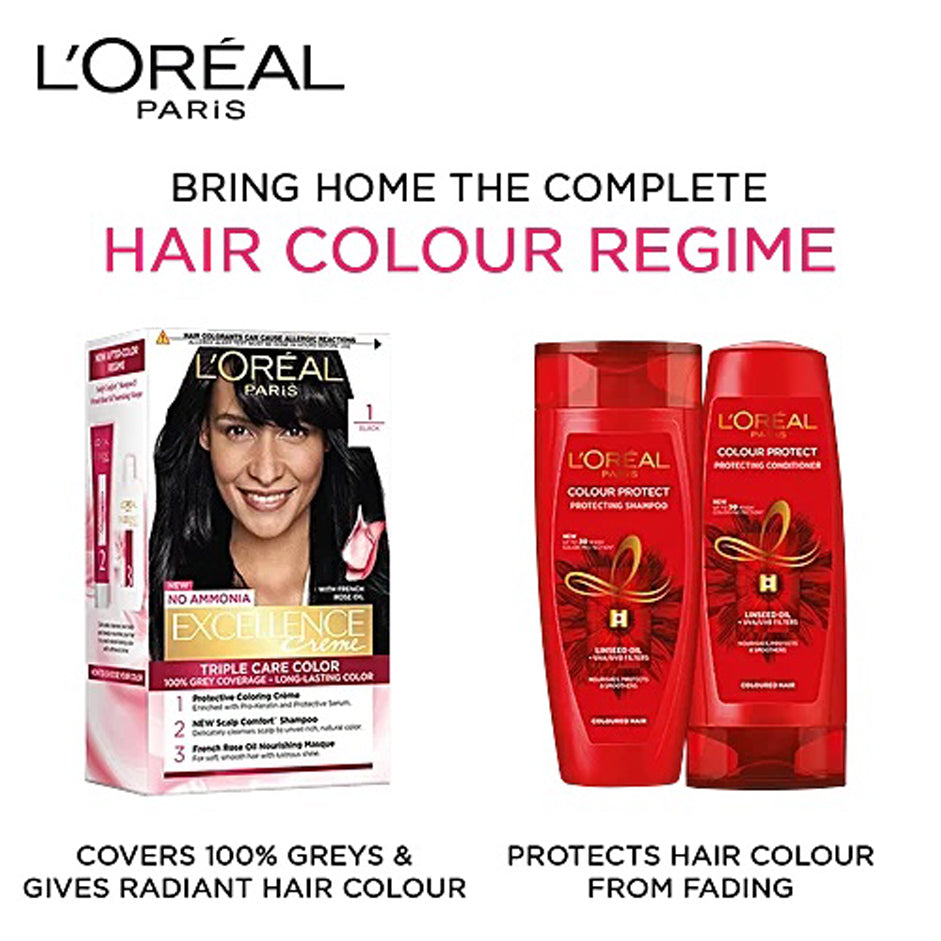 Loreal Paris Excellence Creme Triple Care Hair Color 25G+25Ml