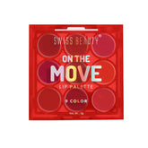 Swiss Beauty On The Move Lip Palette 9 Color 5G
