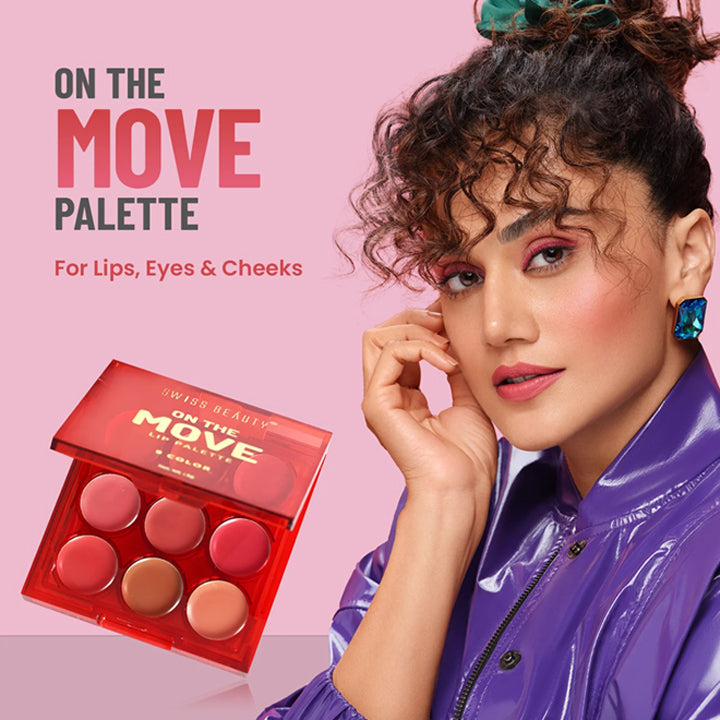 Swiss Beauty On The Move Lip Palette 9 Color 5G