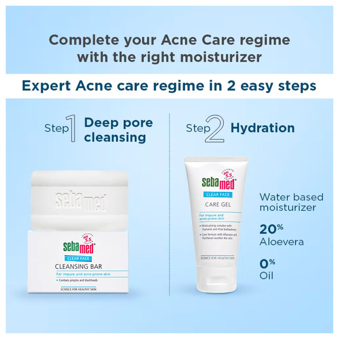 Sebamed Clear Face Cleansing Bar For impure And Oily Skin 100G
