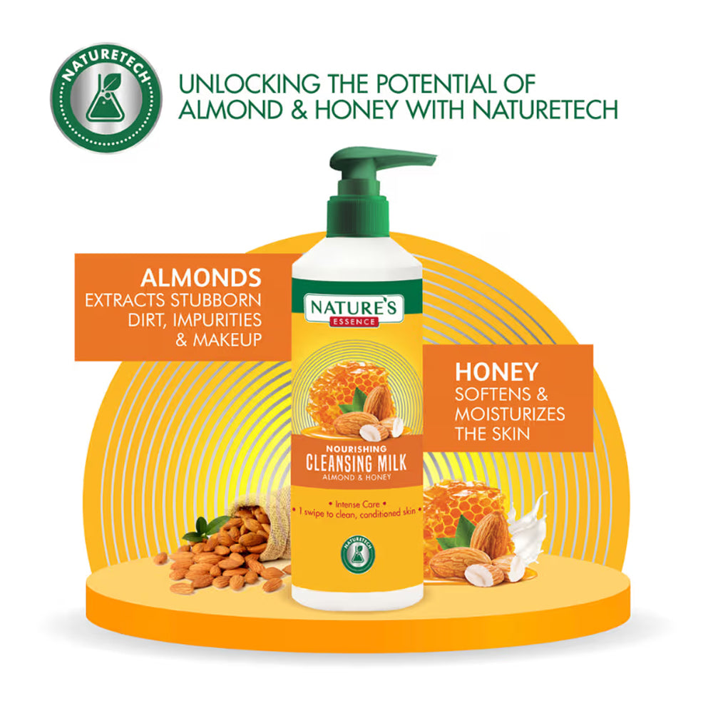 Natures Nourishing Cleansing Milk Almond & Honey 400Ml