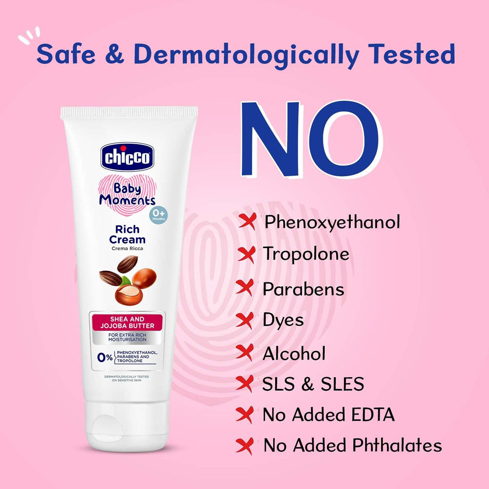Chicco Baby Moments Rich Cream Shea And Jojoba Butter