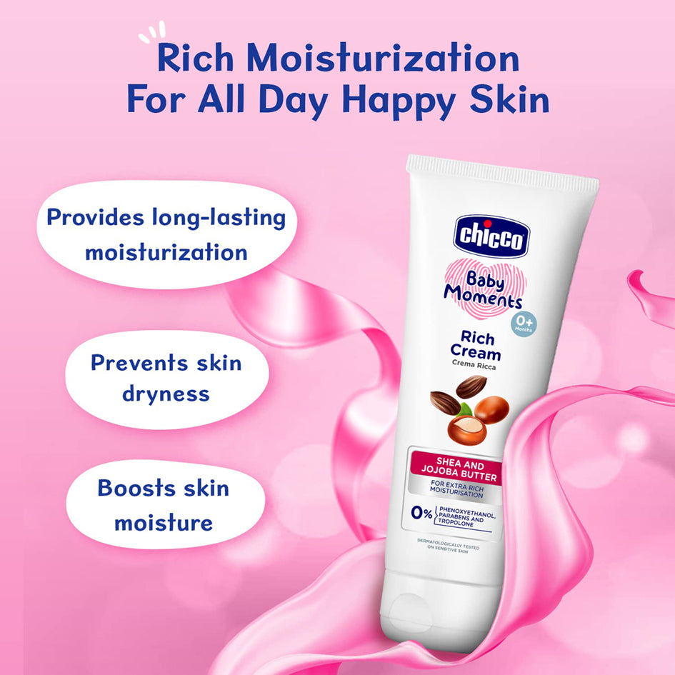 Chicco Baby Moments Rich Cream Shea And Jojoba Butter