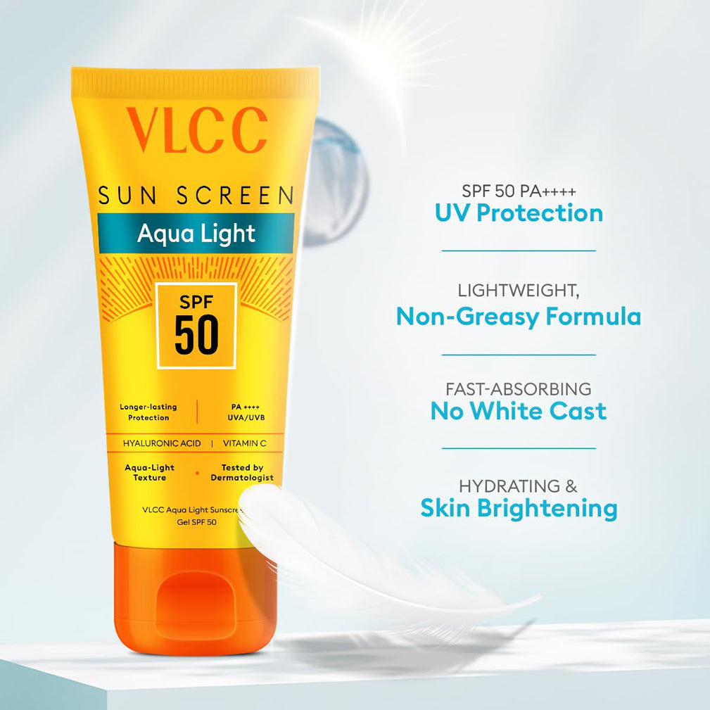 Vlcc De-Tan Sun Screen Gel Creme Spf 50 Pa+++