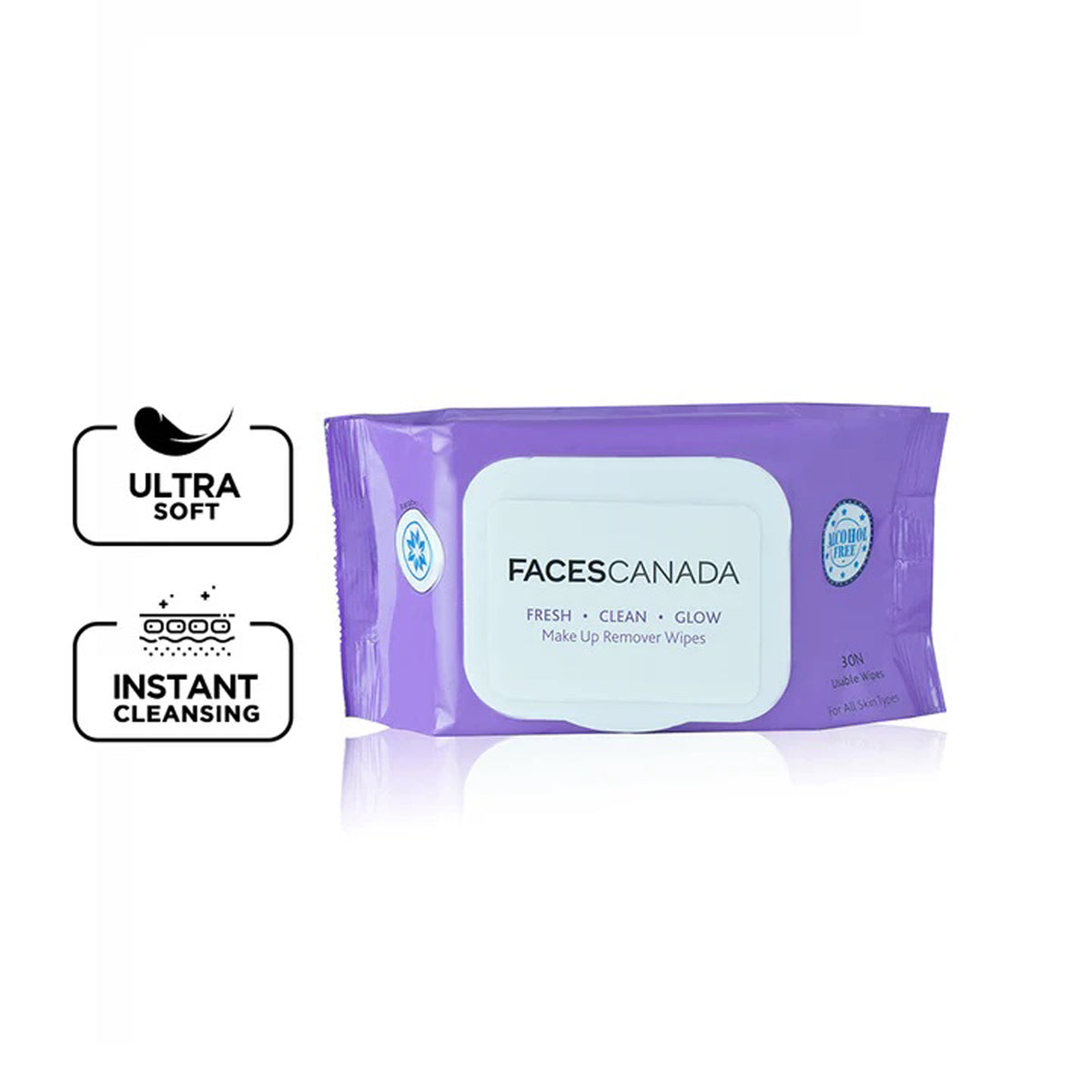 Faces Fresh Clean Glow Makeup Remover Wipes