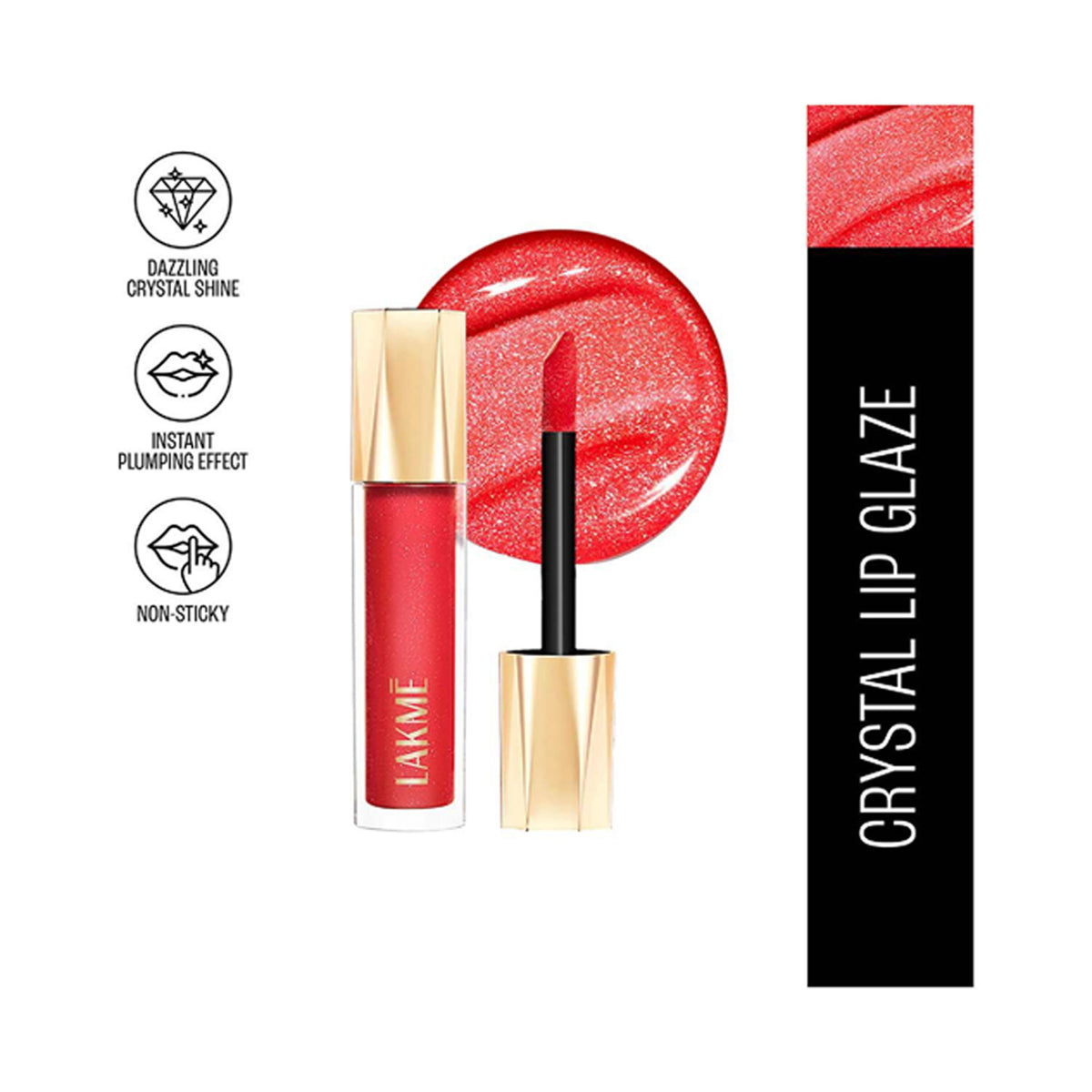 Lakme Glitterati Lip Glaze 5Ml