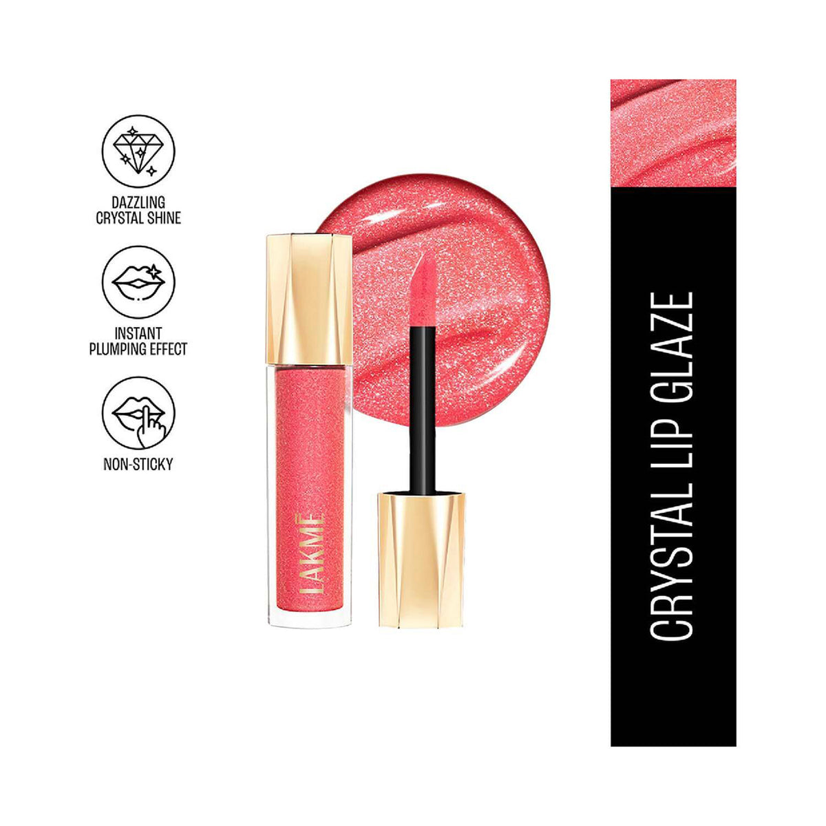 Lakme Glitterati Lip Glaze 5Ml