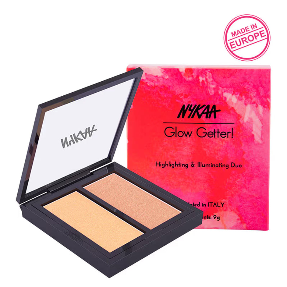 Nykaa Glow Getter Highlighting & Illuminating Duo Palette 9G
