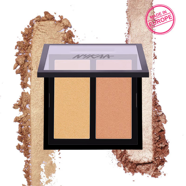 Nykaa Glow Getter Highlighting & Illuminating Duo Palette 9G