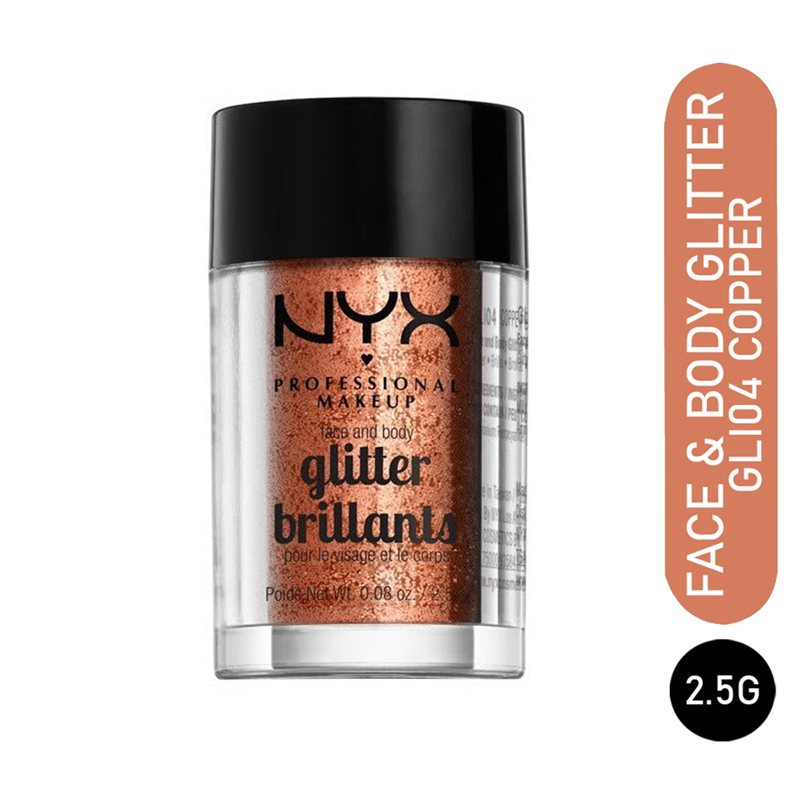 Nyx Makeup Face & Body Glitter 2.5G