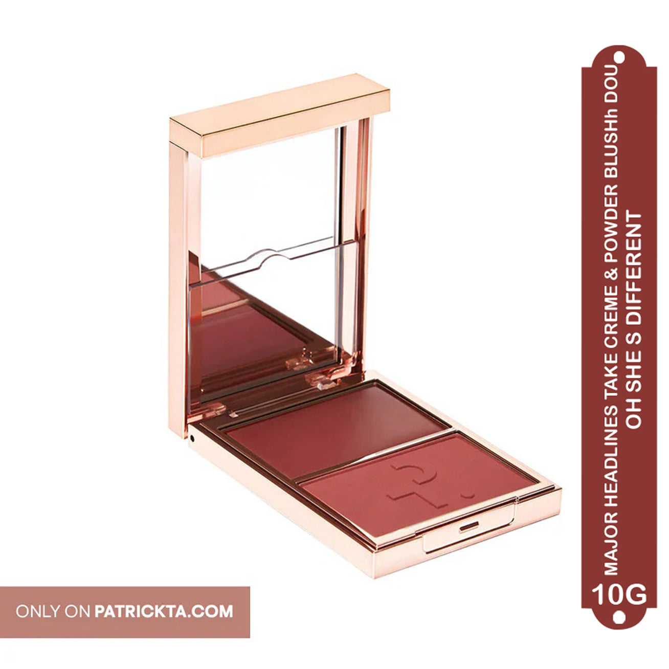 Patrick Ta Double-Take Creme & Powder Blush 4g