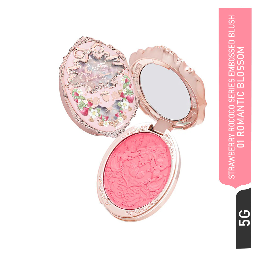 Flower Knows Strawberry Rococo Series Embossed Blush 5G