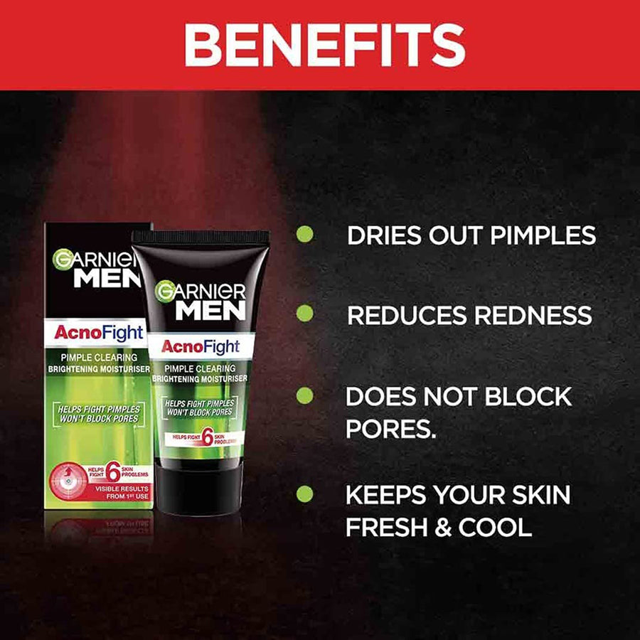 Garnier Men Acno Fight Pimple Clearing Brightening Moisturiser 45G