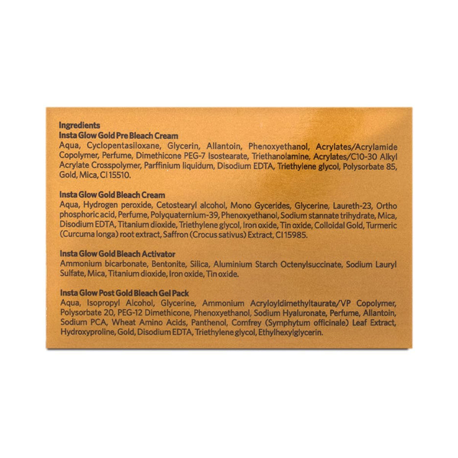 Vlcc Insta Glow Gold Bleach Wiyh Colloidal Gold