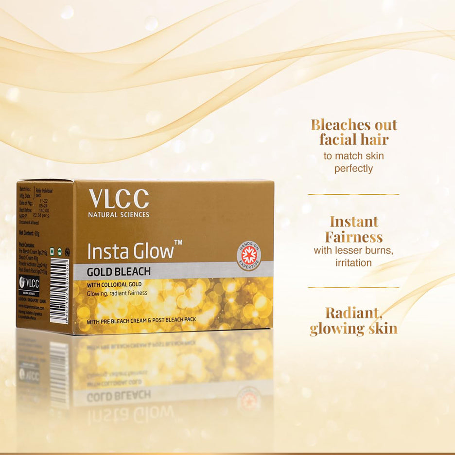 Vlcc Insta Glow Gold Bleach Wiyh Colloidal Gold