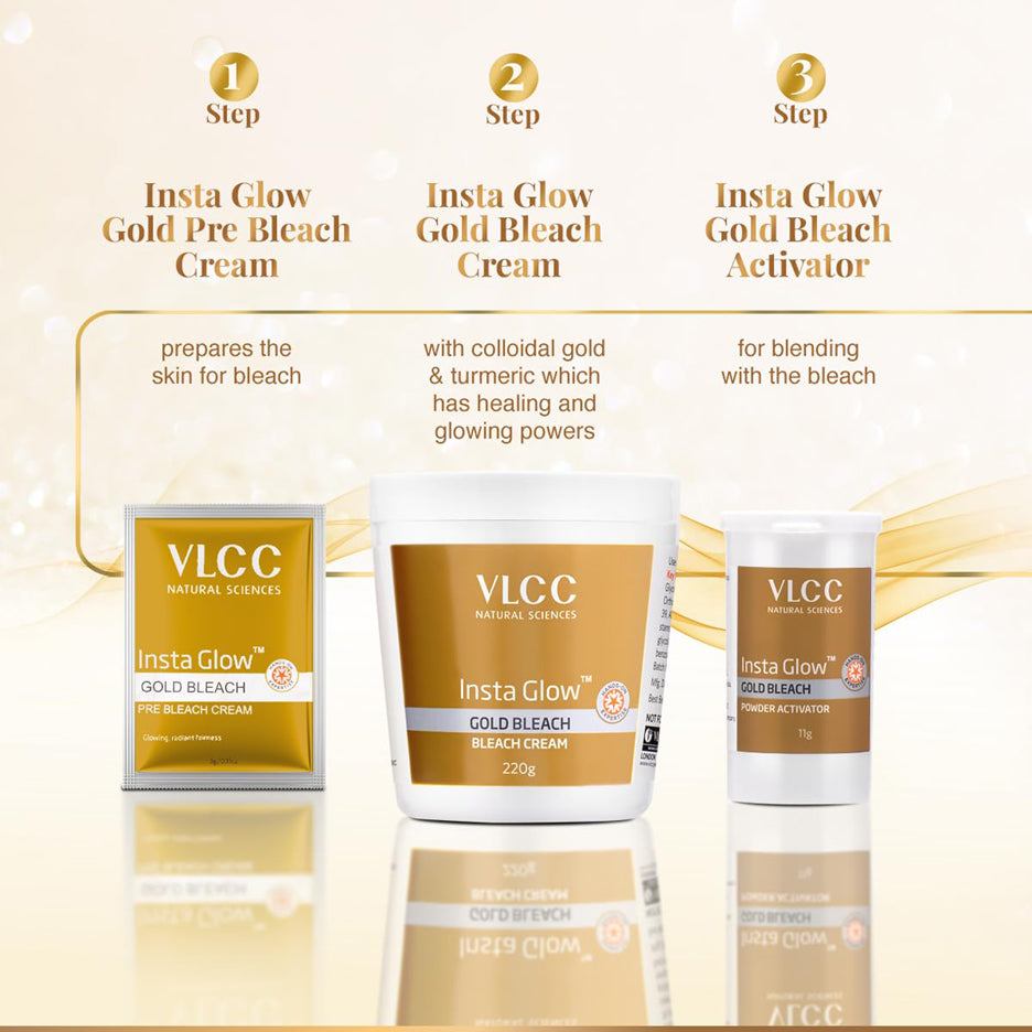 Vlcc Insta Glow Gold Bleach Wiyh Colloidal Gold