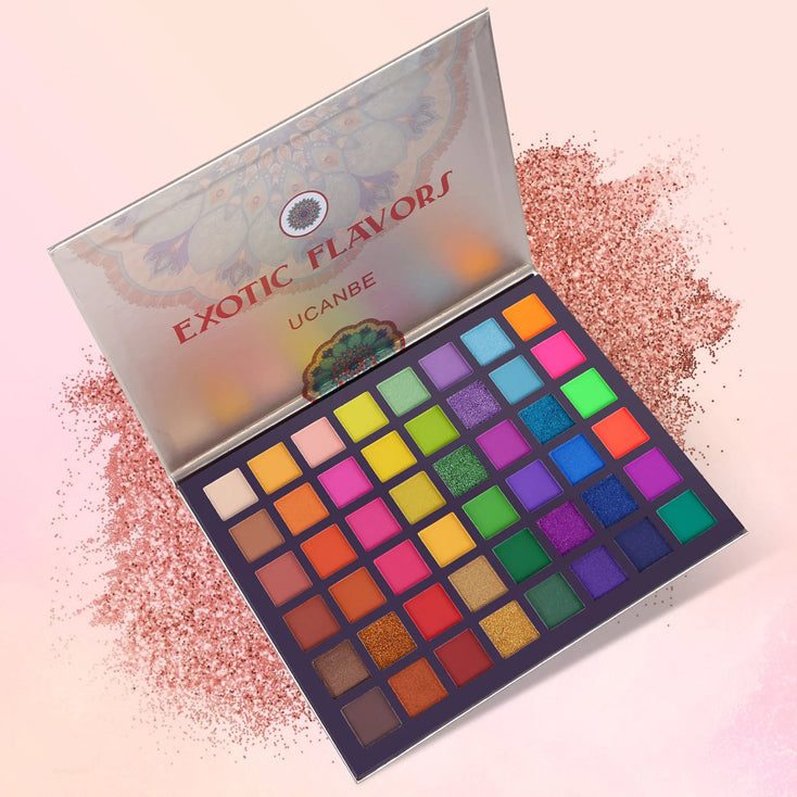 Ucanbe 48 Colors Exotic Flovors Eyeshadow Palette