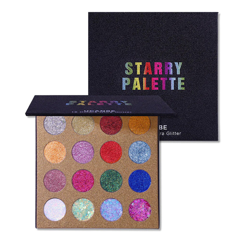 Ucanbe 16 Color Starry Eyeshadow Palette 16*1.5G