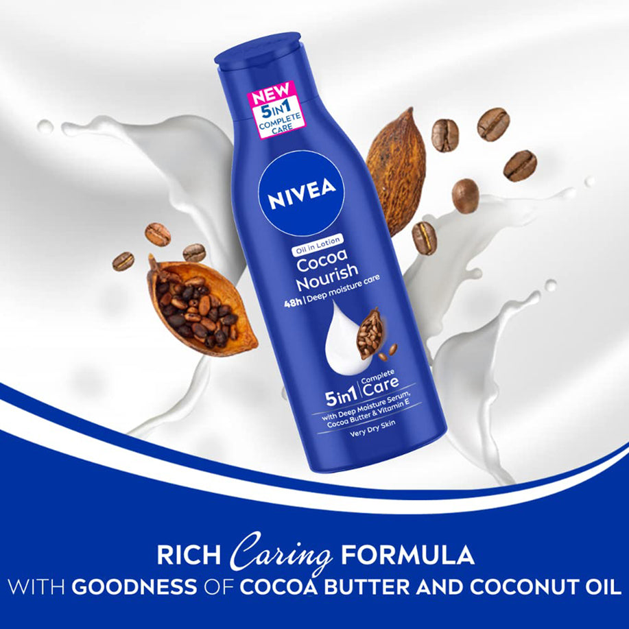 Nivea Cocoa Nourish Lotion 5In1 200