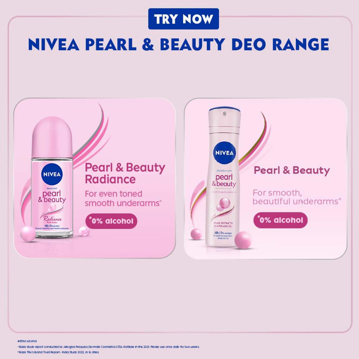 Nivea Deodorant Pearl & Beauty Radiance With Pearls 150Ml