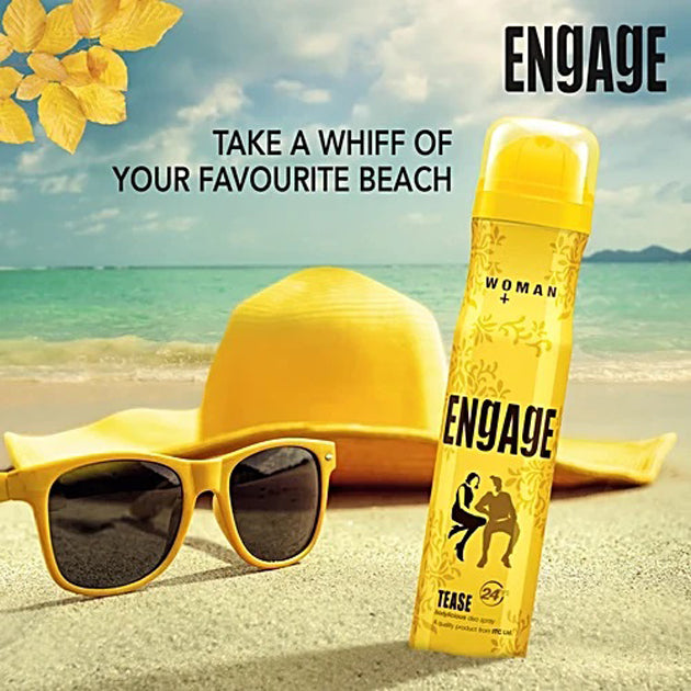 Engage Tease Deodorant For Women 150Ml