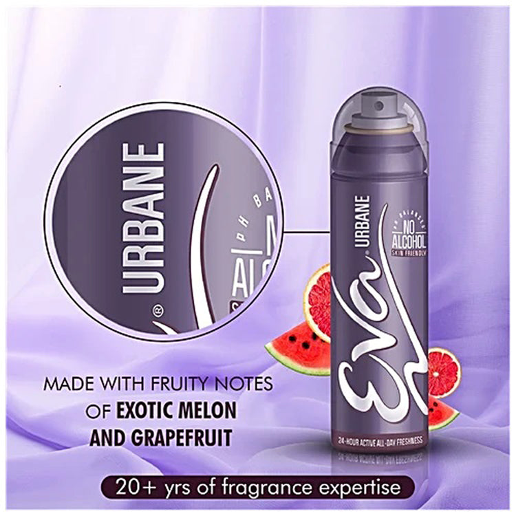Eva Urbane Deodorant Body Spray 125Ml