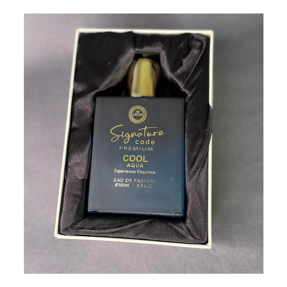 Arras Signature Code Premium Cool Aqua Eau De Parfum 100Ml