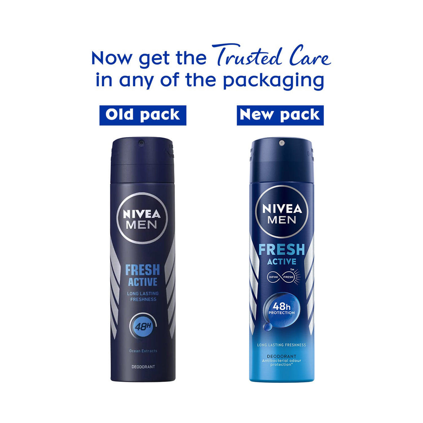 Nivea Men Fresh Powder Long Lasting Freshness Deodorant 150Ml