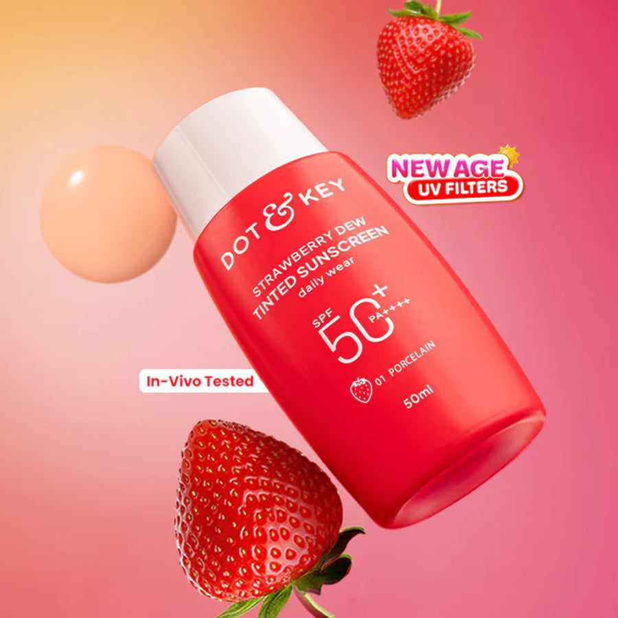 Dot & Key Strawberry Dew Tinted Sunscreen Spf 50+ Pa++++ 50Ml