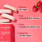 Dot & Key Strawberry Dew Sunscreen Stick Spf 50+ Pa++++