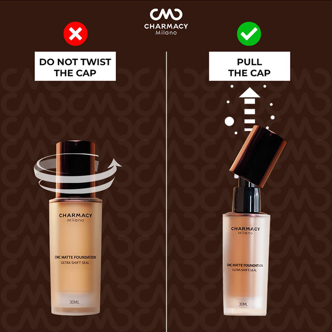 Charmacy Milano Matte Foundation 30Ml