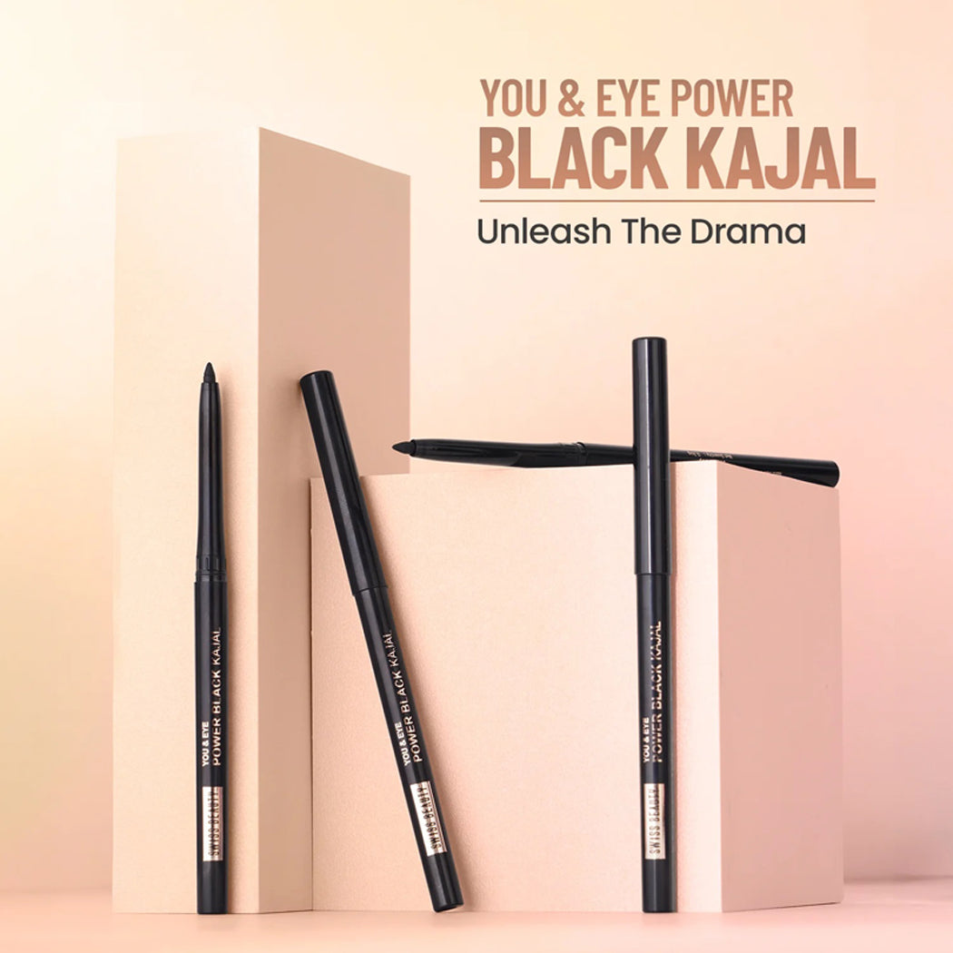 Swiss Beauty You & Eye Power Black Kajal 0.3G