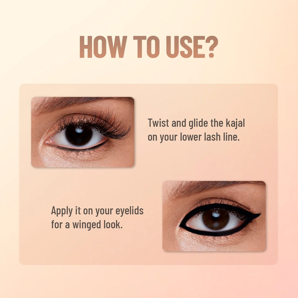 Swiss Beauty You & Eye Power Black Kajal 0.3G
