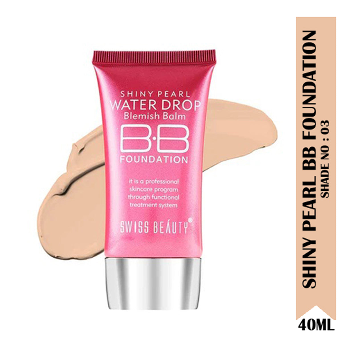 Swiss Beauty Shiny Pearl Bb Foundation 40Ml