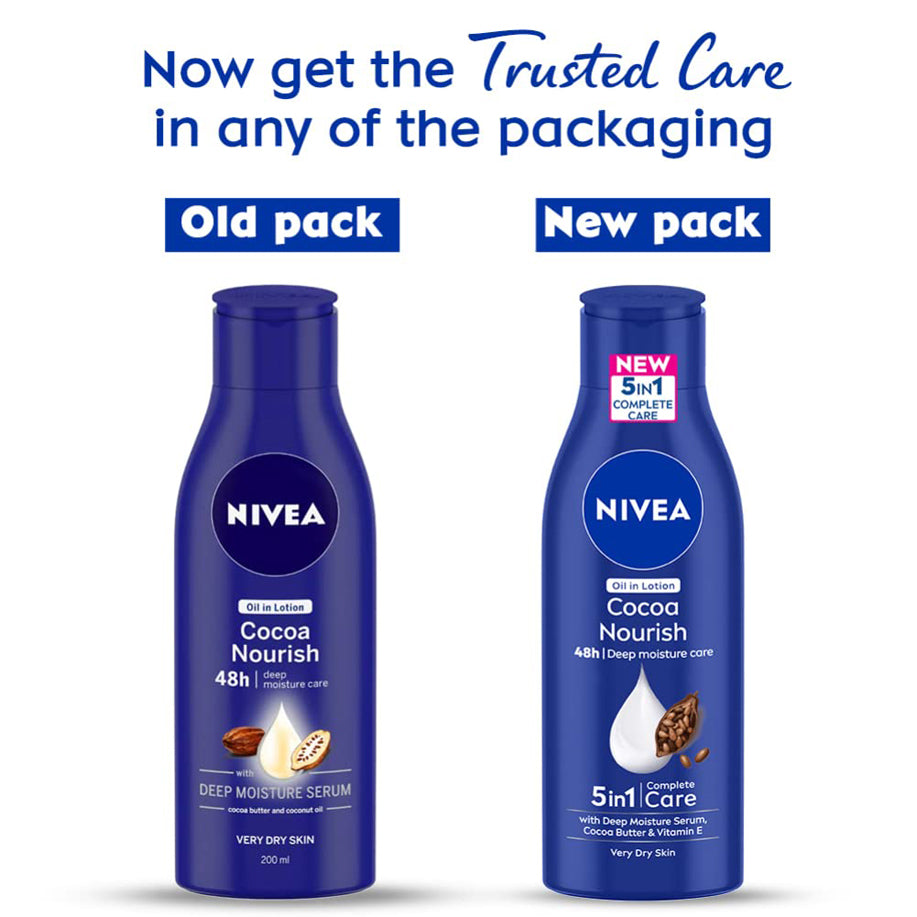 Nivea Cocoa Nourish Oil Body Lotion