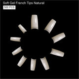 Shills Soft Gel Franch Tip-Pt14-Natural