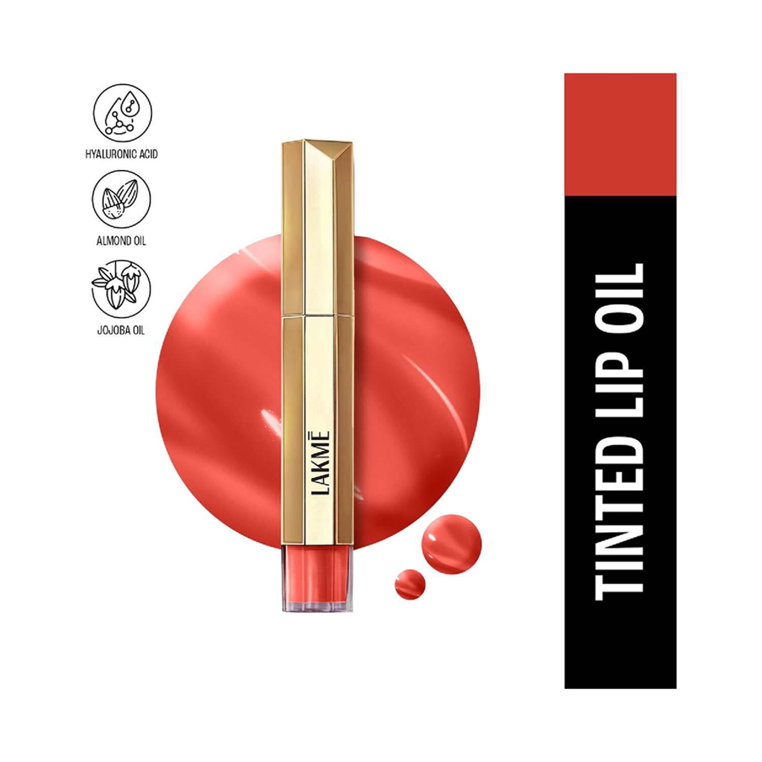 Lakme 9To5 Overtime Shine Tinted Lip Oil 5.3Ml