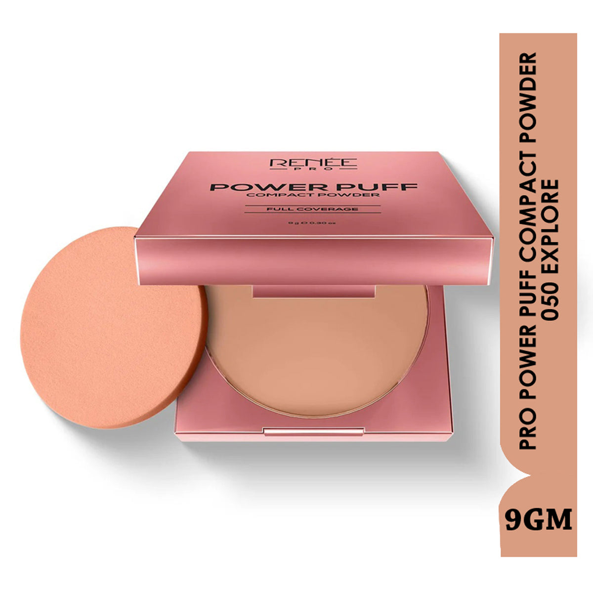 Renee Pro Power Puff Compact Powder 9G