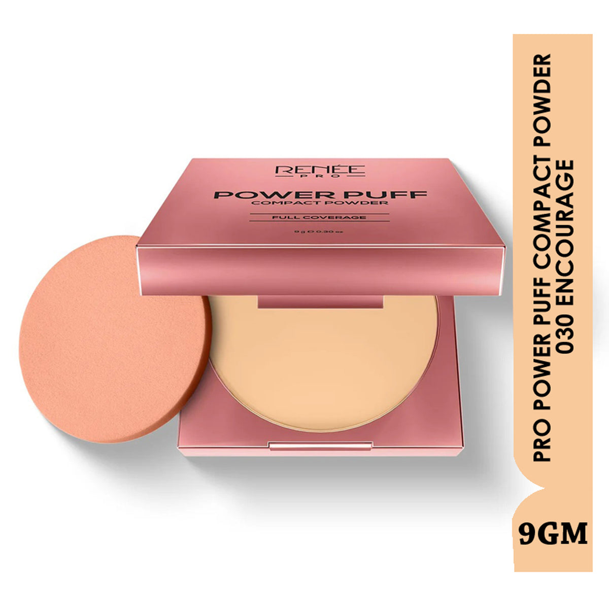 Renee Pro Power Puff Compact Powder 9G