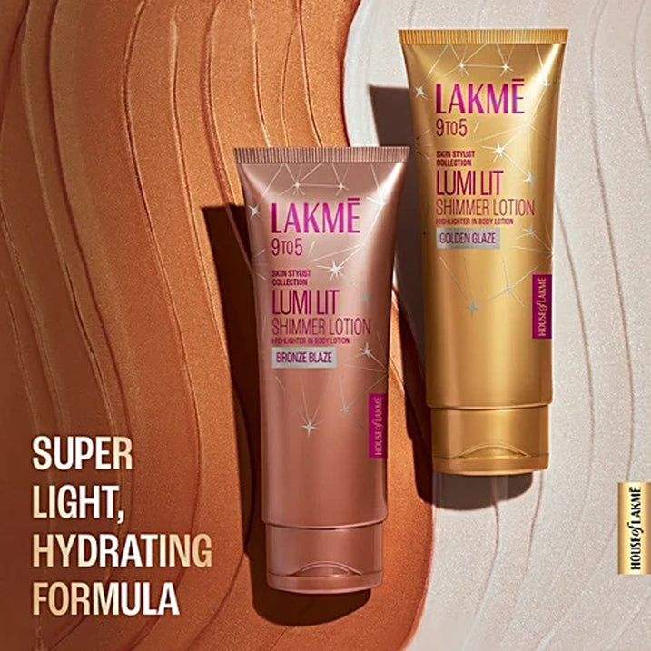 Lakme Lumi Lit Shimmer Lotion With Highlighter 100Ml
