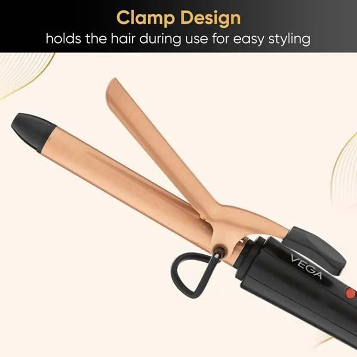 Vega Ease Curl Hair Curler (19Mm Barrel) - Vhch-01