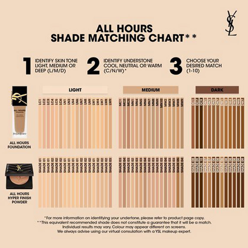 Yves Saint Laurent All Hours Hyper Finish Multi - Use Matte Powder 7.5G