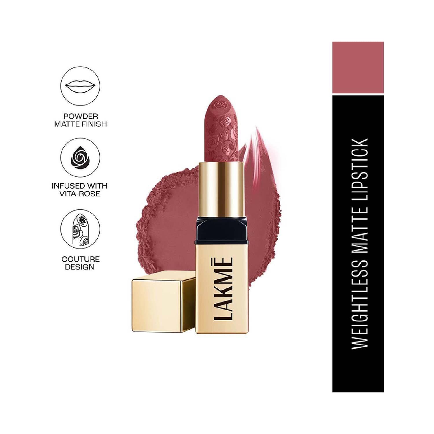 Lakme Rouge Bloom Powder Bullet Lipstick 4G