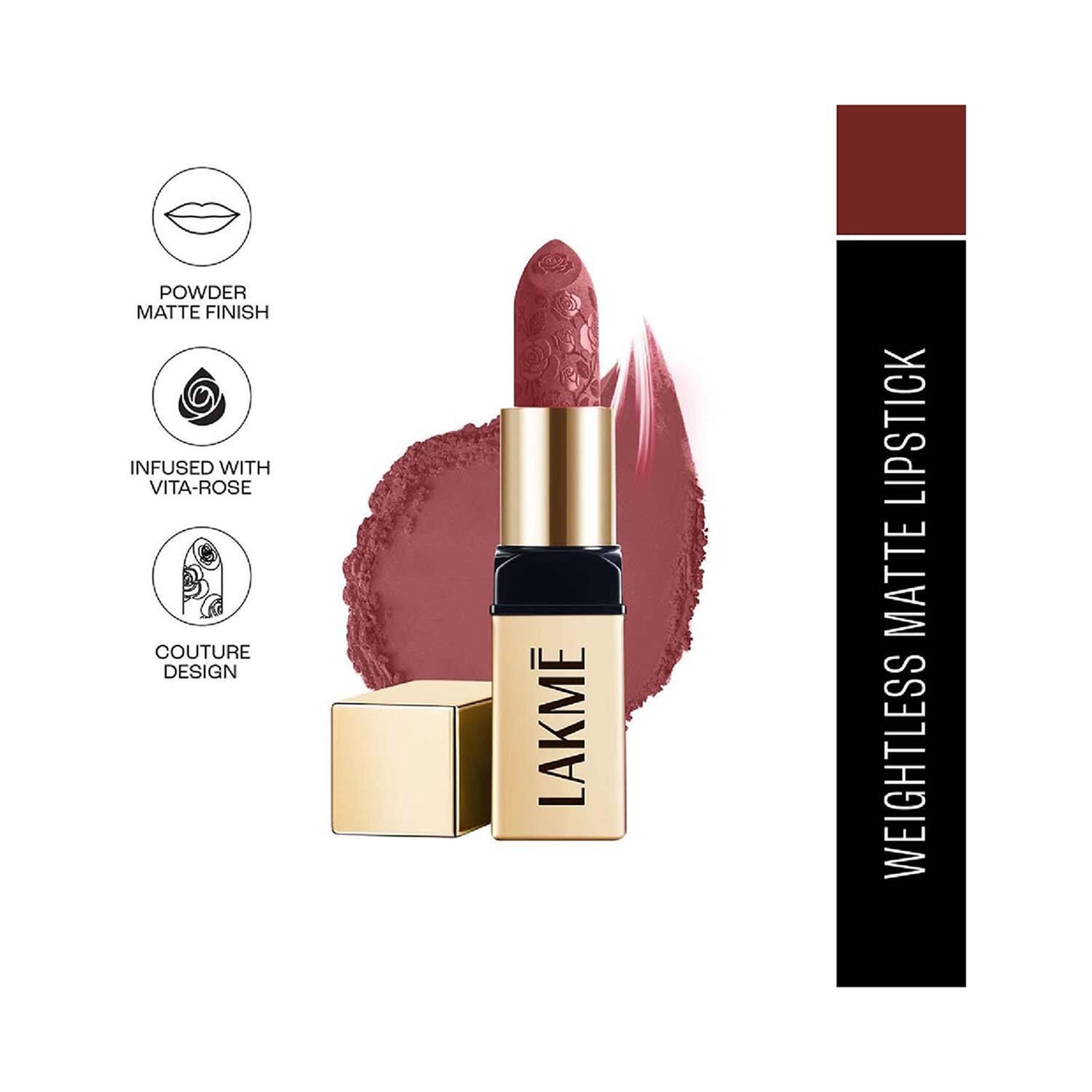 Lakme Rouge Bloom Powder Bullet Lipstick 4G