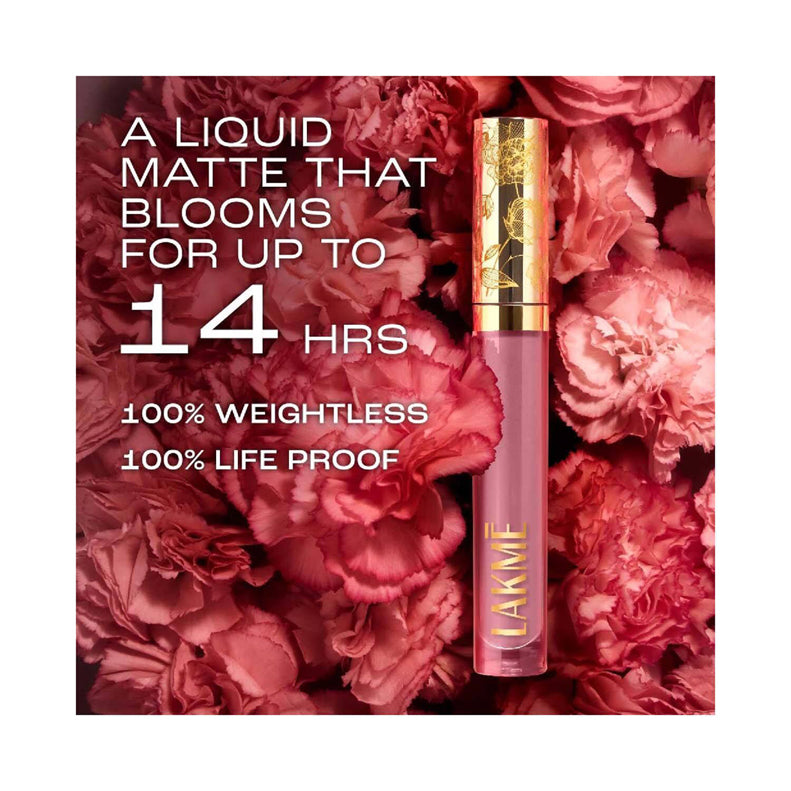 Lakme Bloom Matte Lip Liquid Lipstick 3Ml