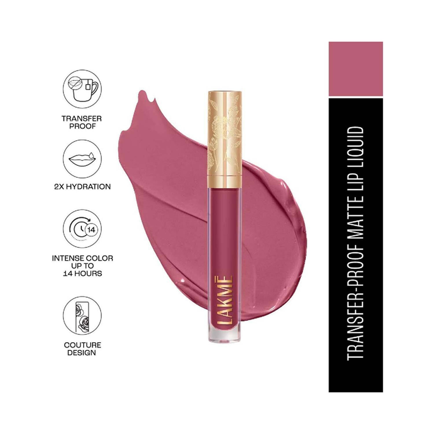 Lakme Bloom Matte Lip Liquid Lipstick 3Ml