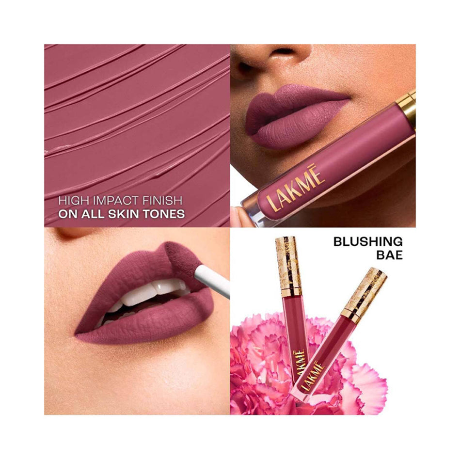 Lakme Bloom Matte Lip Liquid Lipstick 3Ml