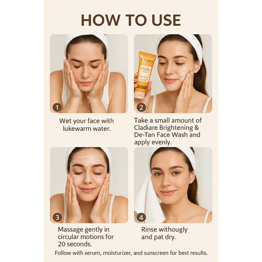 Cladiare Luminous-C Brightening Face Wash With Mango Extract