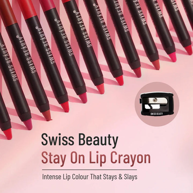 Swiss Beauty Stay Maxx Lip Crayon 3.5G