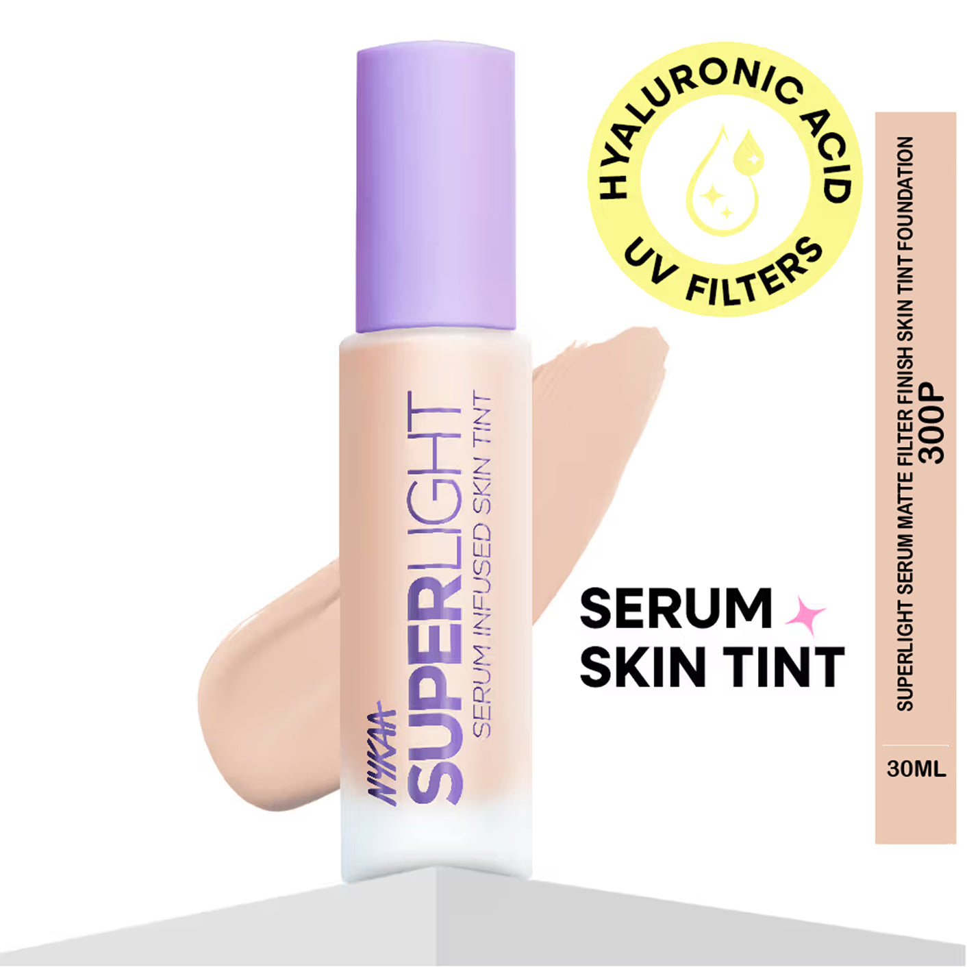 Nykaa Superlight Serum Skin Tint Foundation 30Ml